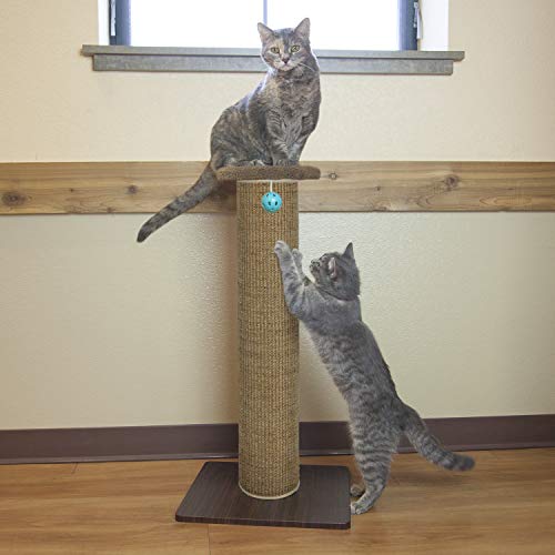 Kitty City Premium 32 inch Tall Woven Sisal Carpet Cat Scratching Post, Cat Scratching Furniture, Cat Post, 15.8 x 15.8 x 32 inches, Model Number: CM-0262-CS01 - Image 7