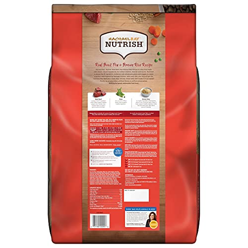 Rachael Ray Nutrish Premium Natural Dry Dog Food, Real Beef, Pea, & Brown Rice Recipe, 40 Pounds - Image 11