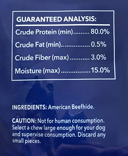 Pet Factory 100% Made in USA Beefhide Chip Rolls Dog Chews, Natural Flavor, Treats for Small & Medium Dogs - 5", 22 Count/1 Pack - Image 9