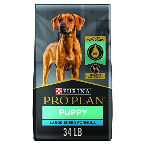 Purina Pro Plan Large Breed Dry Puppy Food, Chicken and Rice Formula - 34 lb. Bag
