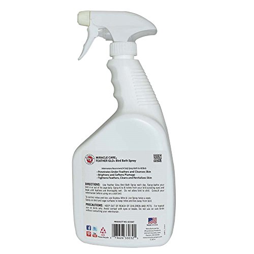 Miracle Care Feather Miracle Care Feather Glo Bird Bath Spray, 32-Ounce - Image 3