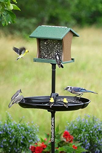 Seed Catcher Tray (Seed Buster) for Wild Bird Feeders, fits only 1-INCH STRAIGHT BIRDING pole (outside diameter), pole and feeder NOT included - Image 3