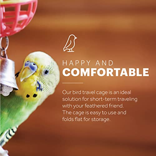 Prevue Hendryx Travel Bird Cage 1305 White, 20-Inch by 12-1/2-Inch by 15-1/2-Inch - Image 7