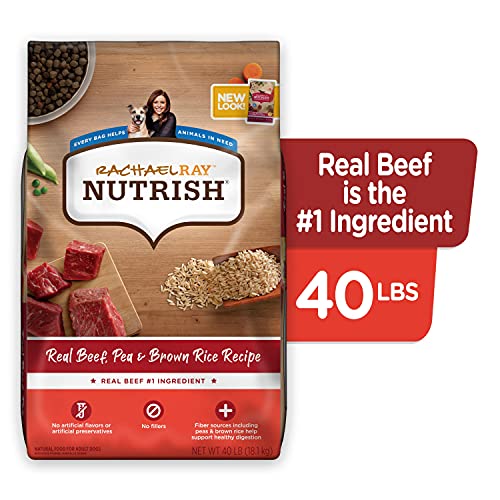 Rachael Ray Nutrish Premium Natural Dry Dog Food, Real Beef, Pea, & Brown Rice Recipe, 40 Pounds - Image 13