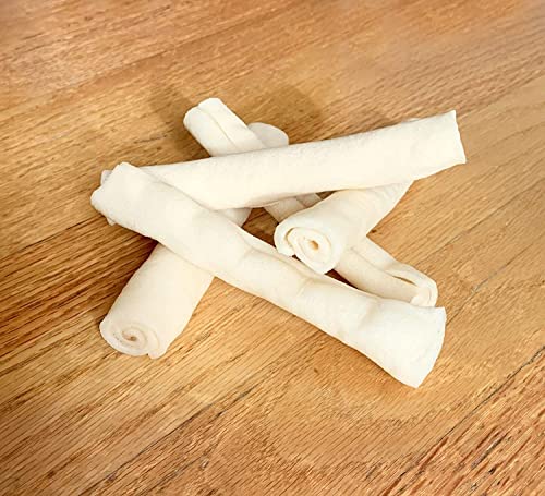 Pet Factory 100% Made in USA Beefhide Chip Rolls Dog Chews, Natural Flavor, Treats for Small & Medium Dogs - 5", 22 Count/1 Pack - Image 7