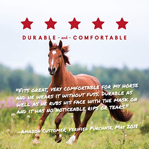 Pro-Force Equine Fly Mask | Horse Fly Mask with UV Protection | Adjustable Fit for Comfort | Without Ears - Image 3
