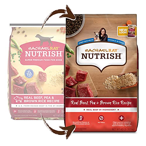 Rachael Ray Nutrish Premium Natural Dry Dog Food, Real Beef, Pea, & Brown Rice Recipe, 40 Pounds - Image 12