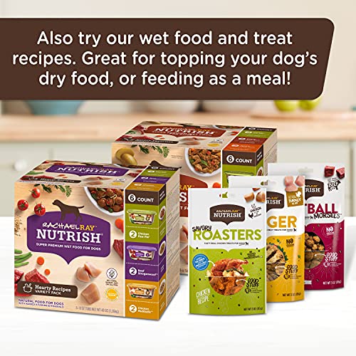 Rachael Ray Nutrish Premium Natural Dry Dog Food, Real Beef, Pea, & Brown Rice Recipe, 40 Pounds - Image 6